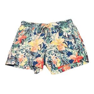 Tommy Bahama 100% Linen Tropical Floral Print Shorts size Small
